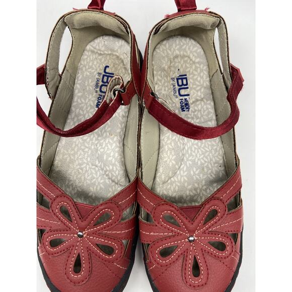 JBU by Jambu‎ Shoes Womens Sz 7M Red Mary Jane Magnolia B2MAG03 - Picture 10 of 12